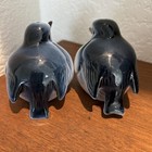 Vintage Bone China Blue Birds Salt And Pepper Shakers