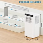 8000 Btu Portable Air Conditioner Up To 350 Sq ft 3 In-1 Portable Ac Unit