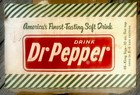 Dr Pepper Green Flat Top Can Cardboard Shipping Box   Only 3 Known To Exist 