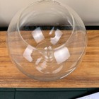 Vintage Clear Glass Bubble Vase Terrarium Centerpiece 9 Inch