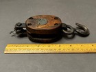 Madesco Products Easton Pa Wood Pulley Block Farmhouse Hook Vintage