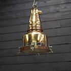 Russian Ship Original Brass Antique Old Nautical Ceiling Pendant Light Set Of 2