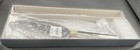 Waterford Lismore Diamond Silver Bridal Cake Knife   Server Wedding Set New
