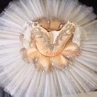 Ballet Skirt Professional Classical Pancake Tutu Costumes Ballerina Dance Dress