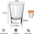 Shot Glasses Bulk 36 Pack - 2oz  60ml Clear Shot Glass With Heavy Base Shot G   