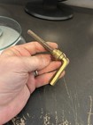 Vintage Arts Craft Deco Screen Storm Door Cast Brass Door Knob Latch Handle