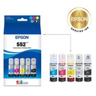 Epson 552 Ecotank Ink Five Color Combo Pack Genuine T552920 Et-8500 Et-8550 New
