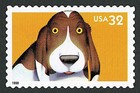5 Mint Bright Eyes Pets Stamps  Dog  Fish  Goldfish  Cat  Bird Parakeet  Hamster