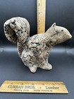 Rare  Antique Vintage Weathered Stone Garden Squirrel Garden Very Heavy Euc 7   