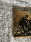 Vintage Silhouette Convex Bubble Glass Pictures 5  X 4 