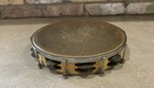 Vintage 10  Double Row 36 Jingles Percussion Wood Tambourine