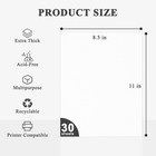 White Cardstock 8 5 X 11 inch  80lb Cardstock Paper  30 Sheets Card Stock Paper