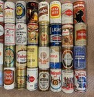 Lot Of 48 Vintage Top Opened 12 Oz Crimped Steel Beer Cans All Different B o  3