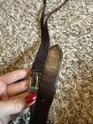 Brown Leather Horse Running Martingale  Attachment For Breastplate