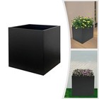 24 x24 x24  Large Outdoor Square Planter Metal Garden Planter Box For Yard Patio