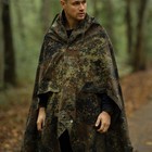 Original German Army Zeltbahn Poncho Flecktarn Camouflage