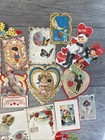 Vintage Valentine s Cards Lot Of 34 Used  133