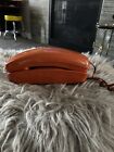 Vtg Nw Bell Bright Orange Trimline Telephone Push Button Desk Wall Phone 1984