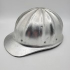 Vintage Superlite Aluminum Fibre-metal Hard Hat Helmet With Liner 8 Rivet - Usa