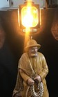 Vintage D a  Morse Ceramic  old Salty  Nautical Fisherman Sailor Lamp 25  Tall
