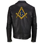 Large Masonic Logo Patch Embroidered Iron-on Freemason Square Compass Mason Big