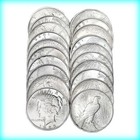 1 Gem Bu Peace Silver Dollar   From Obw Roll   Estate Hoard Lot   Gem Unc  