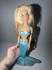 Vintage Mattel Barbie Mermaid Doll Color Changing Hair With Blue Outfit Rare 90s