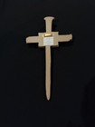 Faux Iron Wall Cross Rustic Christian Decor Crosses Amazing Grace 13    Tall Camp