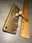 Antique Brass Screen Door Knob Lever Pull Replacement Part Reclaimed Old House