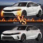 Led Daytime Running Light Fog Turn Signal L Drl For Honda Civic Type R 2023-2025