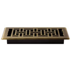 Floor Diffuser 4 X 10 Steel Register Vent Cover Grate Brass Oriental Ac Hvac