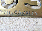 Us Army 7th Cavalry Buckle  Price   Co Makers 1863  Original  Made In England