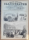 Frank Leslie s 2 28 1863  Large General Rosecrans Print   Tom Thumb Wedding