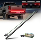 Red Sequential Turn Signal Led Brake Lamp Triple Row 504 Leds Tailgate Strip Lig