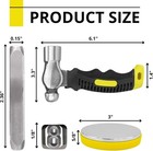 63 Pcs Metal Stamping Kit - Letter Punch Set Metal Stamps For Jewelry Making Lea