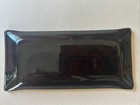 Vtg Late50   s Early 60   s Smokey Black Glass Al   s Texaco Auto Svc Advertising Tray