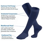 6pairs Compression Socks Knee High 20-30mmhg Graduated Support Men Women S-xxl
