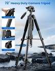 Tripod For Camera  72  Tall Camera Tripod Monopod With Remote  Professional Heav