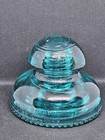 Hemingray No 1 High Voltage Glass Insulator Aqua Green Pat May 2 1893 Cd 281 Dpc