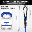 5-piece 24 Inch Bungee Cords With Carabiner Hooks  Heavy Duty Rubber Elastic Tie