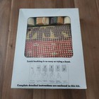 Rare Vintage  new Mushrooms  Latch Hook-a-rug Kit Malina Style  25 29 Sealed