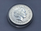2002 Silver Britannia 1oz 1 Ounce 2 Pounds  958 Fine Silver Coin