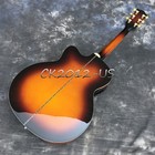Custom J-200 Ec Acoustic Electric Guitar Vintage Sunburst Spruce Top With Pickup