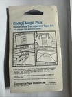 Vtg Scotch 3m Magic Plus 811 Removable Transparent Tape Sample 3 4 x 200  Sealed
