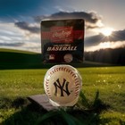 Rawlings Mlb New York Yankees Team Logo Baseball  Official  White