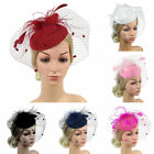Fascinators Hat Women Wedding Cocktail Tea Party Headwear Mesh Veil Hair Clip