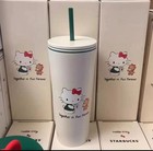 Starbucks Hello Kitty 50th Anniversary Cup 473ml 16oz Gift
