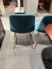 Lot Of 4 Guest Lobby Chairs By Stylex In Light Blue Fabric   Verve Series