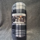 Auto Ready 12volt Fleece Heated Travel Blanket Size 57in X 39in 2 Heat Settings