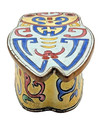 Chinese Canton Painted Enamel Box -quing Or Republic Period -multi-color Vtg